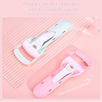 Drucktyp Natürliche Wimpernzange Langanhaltendes Styling Lokale Sonnenblume Tragbarer Clip Weitwinkel Wimpernlift-Hilfe