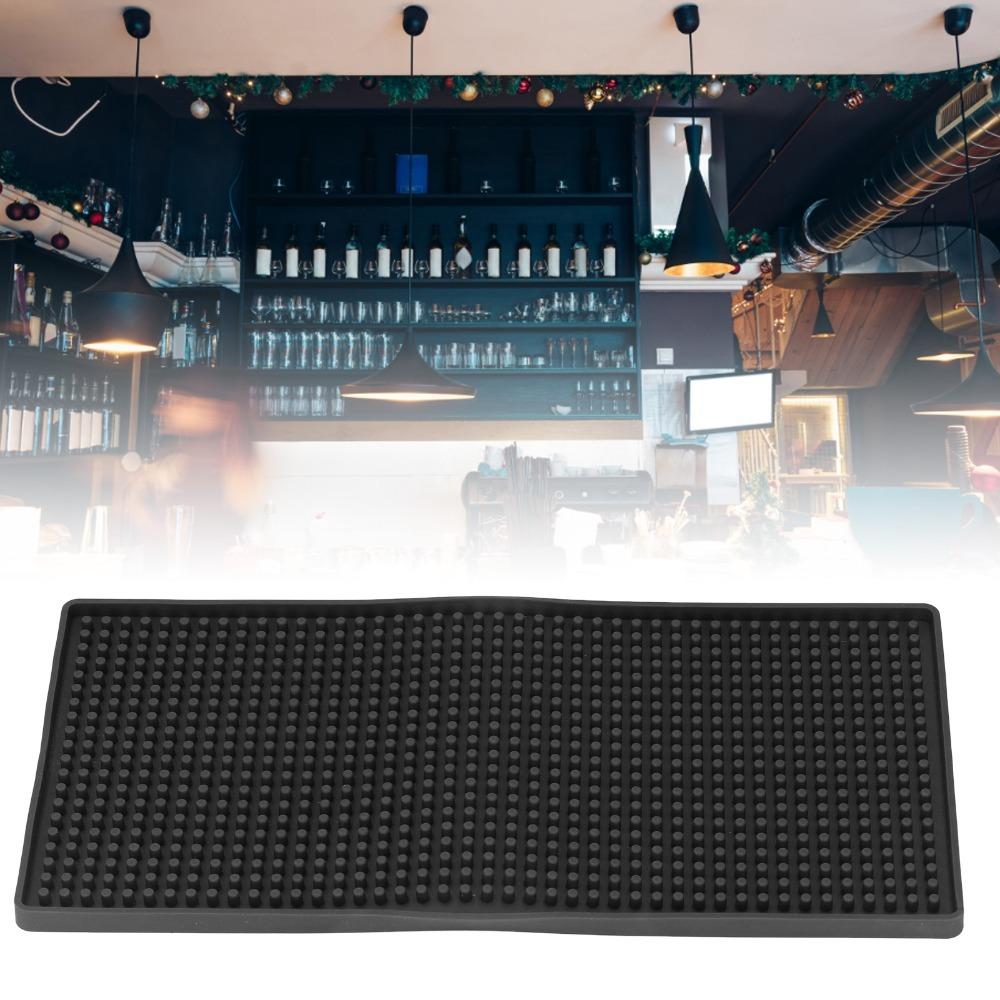 Heat Resistant Bar Mat Food Grade Silicone Tamping Mat Premium Bar Drink Mat Countertop Use
