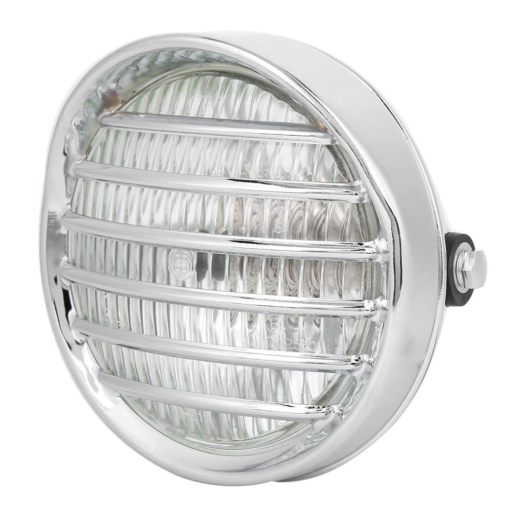 Винтажная мотоциклетная решетка фара галогенная фара высокая яркость гальваническое покрытие оболочка прозрачное стекло