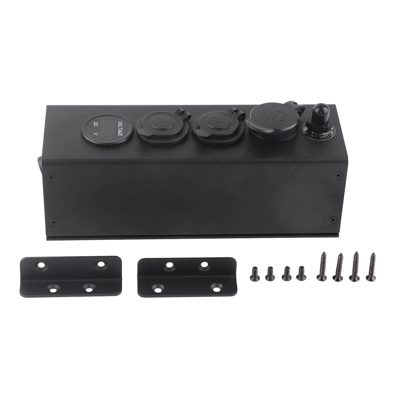 

12В 24В Блок питания для автомобиля Многофункциональный портативный повербанк с вольтметром Автомобильное зарядное устройство Перегрузка