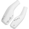 [Replacement] 2Pcs Silicone Turn Signal Wiper Stalk Covers for Tesla for Model 3/Y 2017-2023 Car Accessories (Color : White)