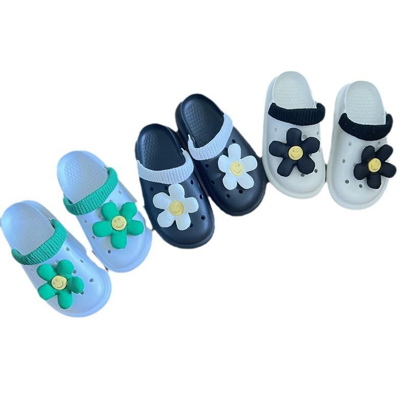 New summer hole shoes slippers women's thick-soled sandals women's bag head slippers