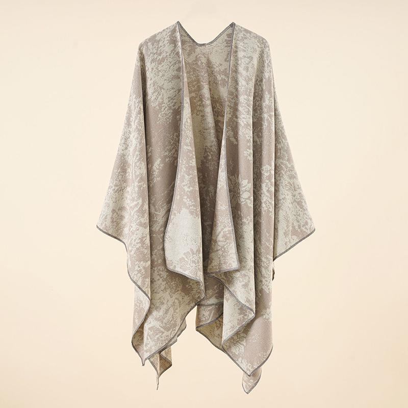Imitation Cashmere Women Scarf Autumn Winter Floral Warm Femme Wrap Blanket Capa Para Mujer Pashmina Shawls Poncho Echarpe Hiver