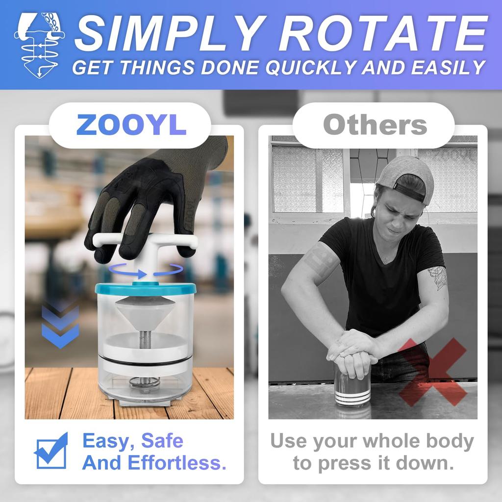 ZOOYL Rotating Handle Bearing Packer Tool, Safe, Easy, Easy To Fill Bearing , Wheel