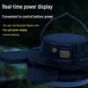 Lotus-Shaped Solar Rotating LED Lamp: USB-Rechargeable for Outdoor Camping, Night Market, and Emergency Use.