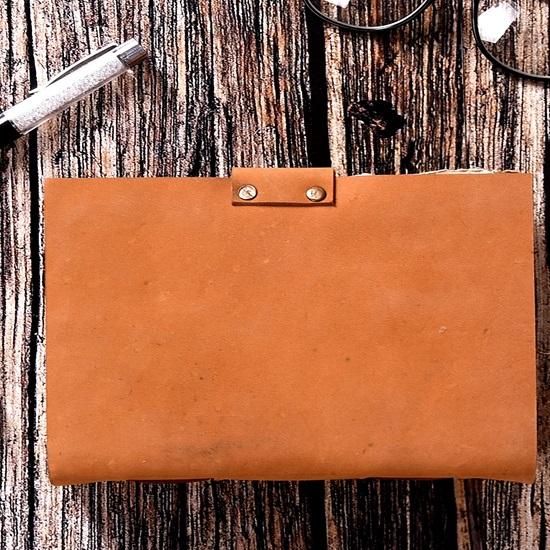 17.78 Cm Leather Embossed Journal With Recycled Handmade Paper