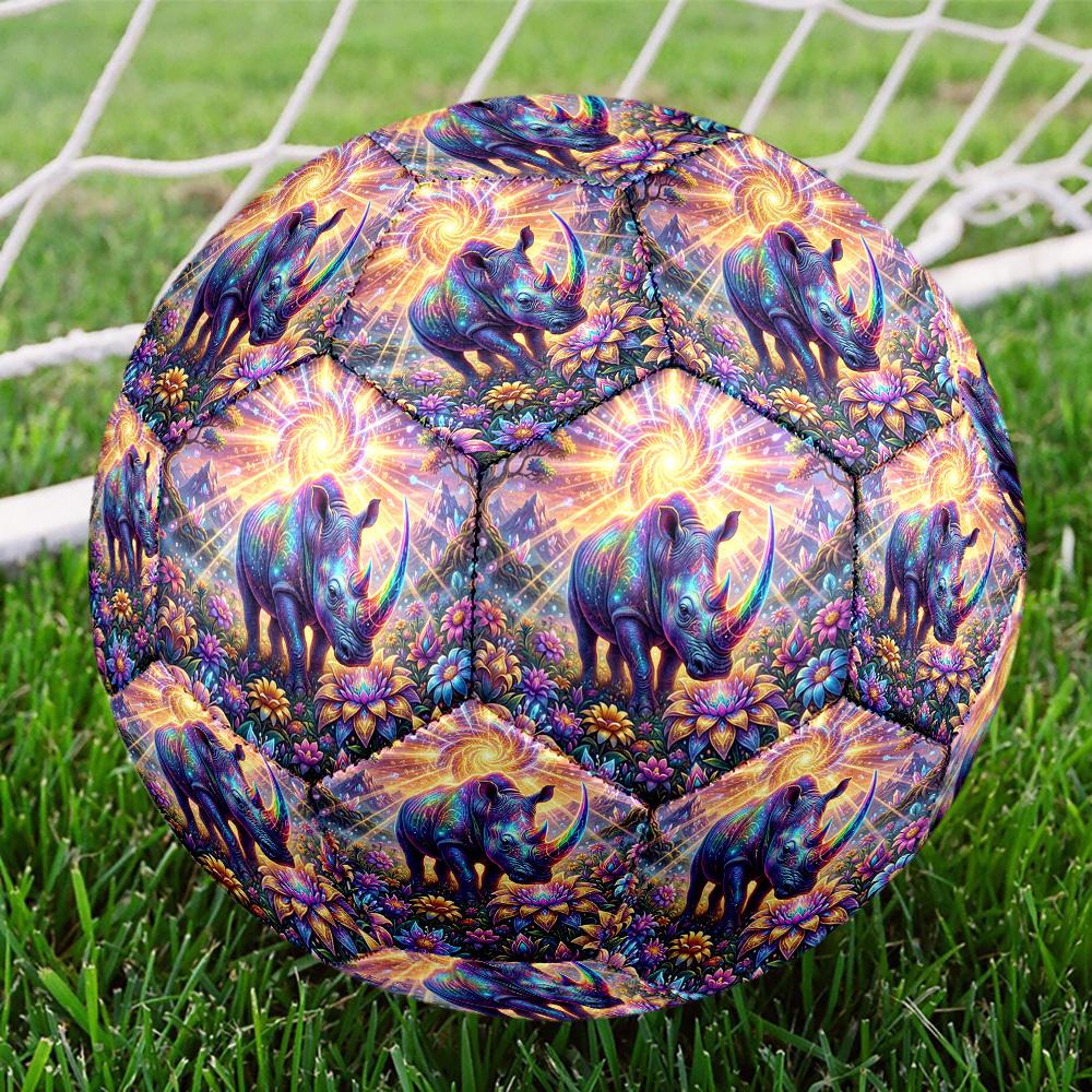 1pc Rhino Garden Durable Size 5 Soccer Ball Professional Match Training Football Indoor &Outdoor Sports Ball p60148