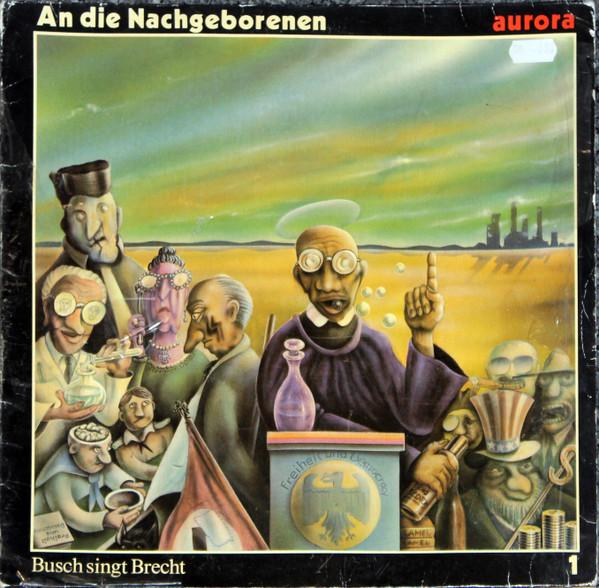 

LP Record ERNST BUSCH - An Die Nachgeborenen 815100 Aurora 1978 Germany Folk Used