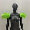 Gothic Halloween Masquerade Feather Shawl Costume Accessory