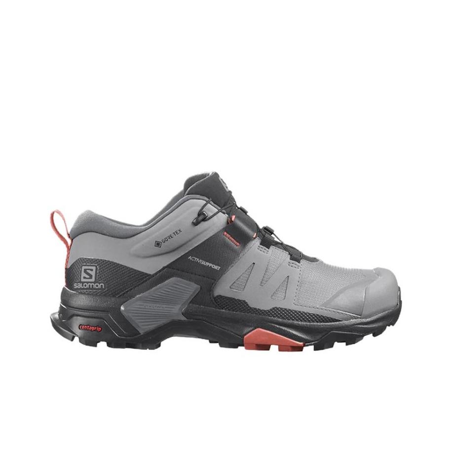 SALOMON X Ultra 4 GORE-TEX Alloy Burnt Sienna Scarpe da Ginnastica Donna Grigio Quiet-Shade L41623100