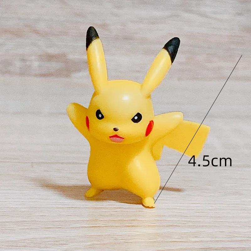 Tiny Figure Kids Birthday Gift Present Creative DIY Toys Playsetss Battle Monster Elf Scale Ratio Model Psyduck Piplup Mew Mewtwo Anime Decor