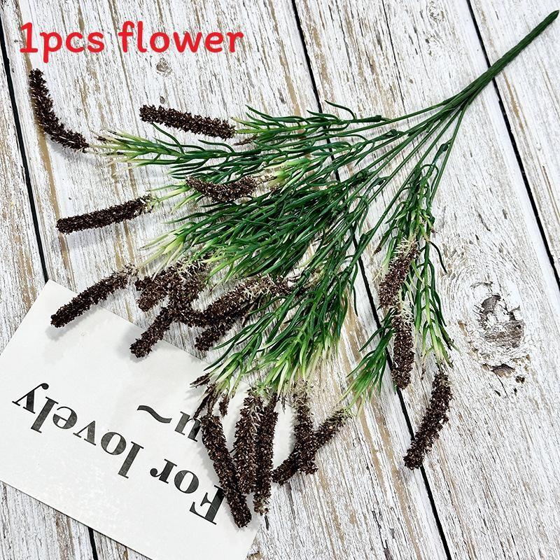 Bouquet Lavender Simulated Artificial Plastic Artificial Flower For Indoor Decor
