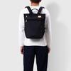 Heart Made Factory FY-0950 Tote Backpack, Unisex, A4 Size, Cordura Poly, Lisse Style Series (Black)