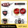 2026 Hot Car Sticker New Car Styling 3D Metal Chrome Zinc Alloy Emblem Car Body Sticker Decal For KIA Stinger RIO Sorento Picant