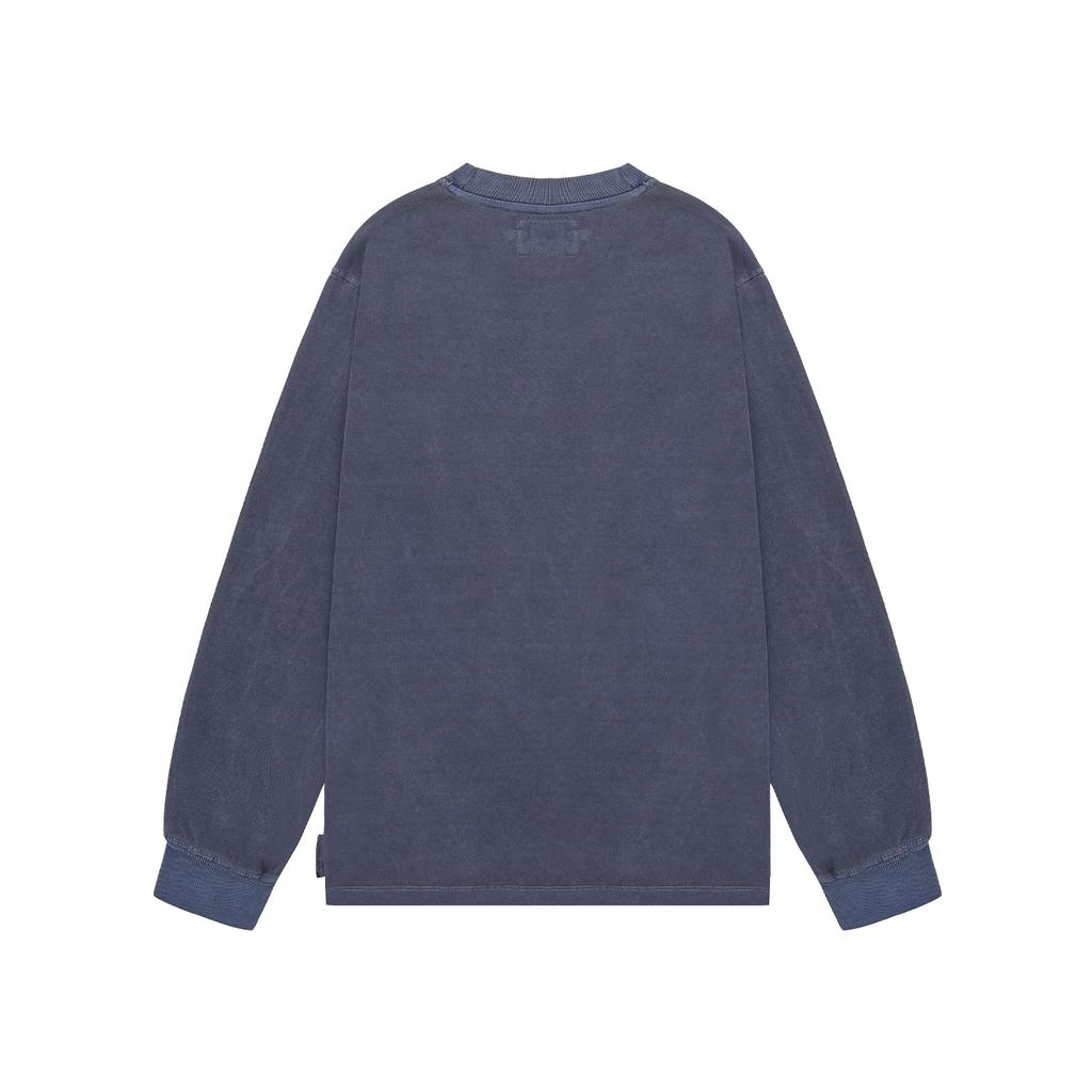 Ipiti Box Logo Pigment Long Sleeve (Navy)