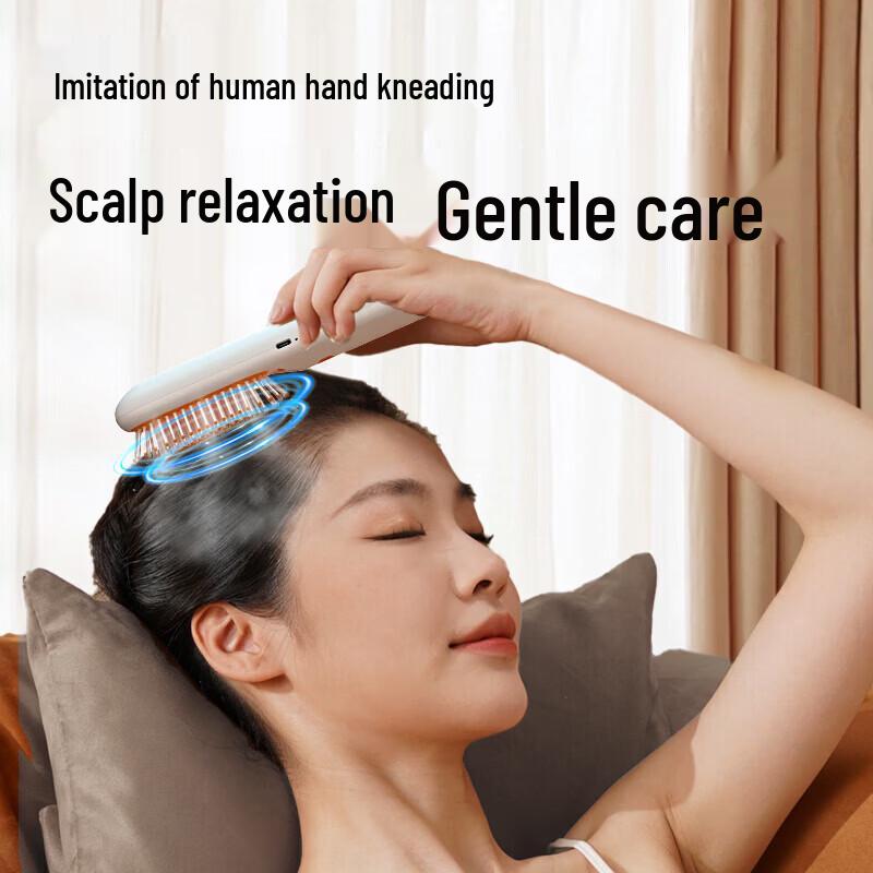 HEZHENG Essential Oil Atomizing Massage Comb CN Plug (adapter Included)