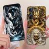 For Motorola Edge 30 5G Cool Dragon Tiger Pattern Phone Case For Motorola Edge30 30Pro 30 Neo Black Silicone Soft Covers Bumpers