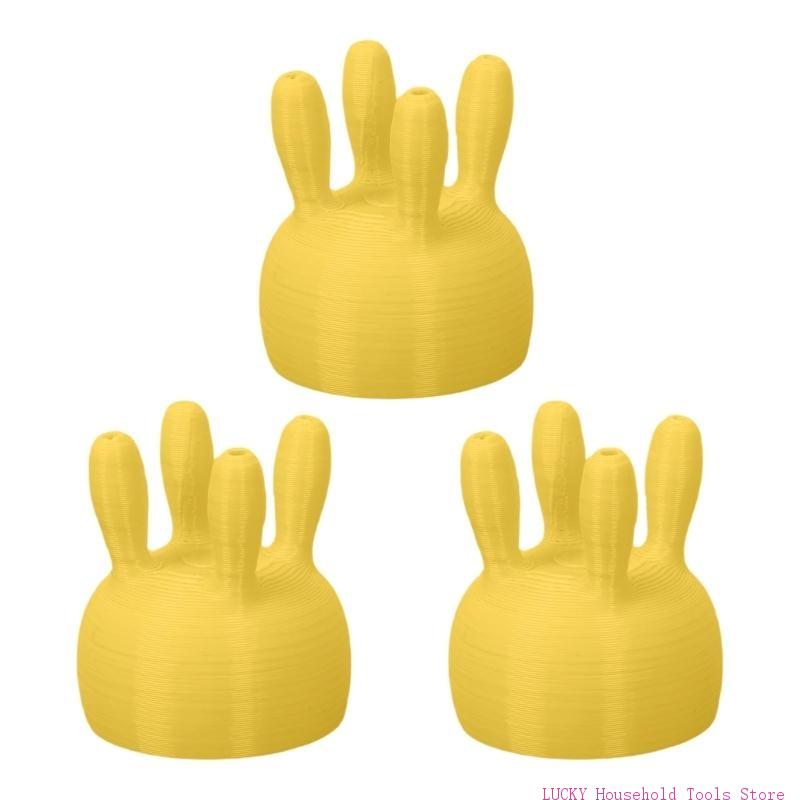 

J0MC 3pcs Cow Udder Milk Carton Caps Leak Proof PETG Lid for Easy Pouring Gadget золотий