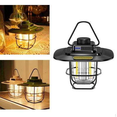 Mini LED Camping Lantern Night Light Lightweight with Hook for Hiking Garden