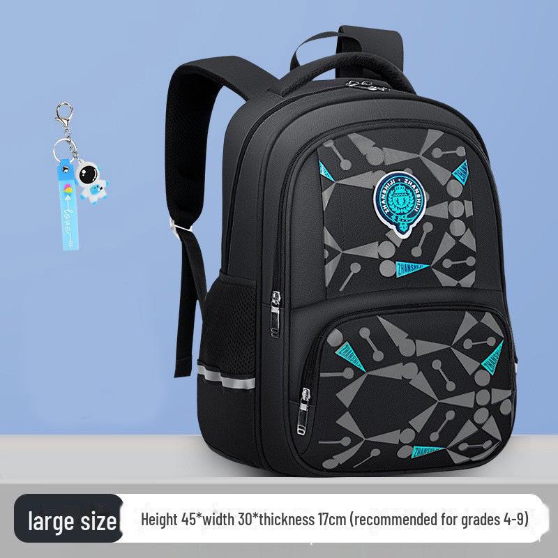 Stilvoller Wasserdichter Leichter Rucksack für Kinder, Klassen 1-6, mit Rückenschutz und Strapazierfähigem Verschleißfestem Design