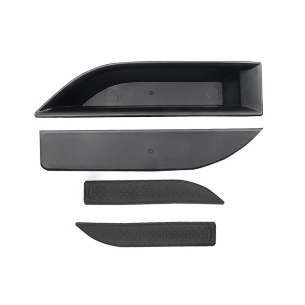 2 st Bil Dörrhandtag Armstöd Förvaringsorganisatör Låda Behållare Hållare Fack Biltillbehör För Peugeot 3008 3008GT 4008 5008 2016-2020