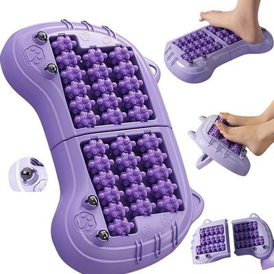 Split Type Foot Massager Roller Improved Circulation Pain Relief Foot Acupoint Massager Acupressure Therapy Portable