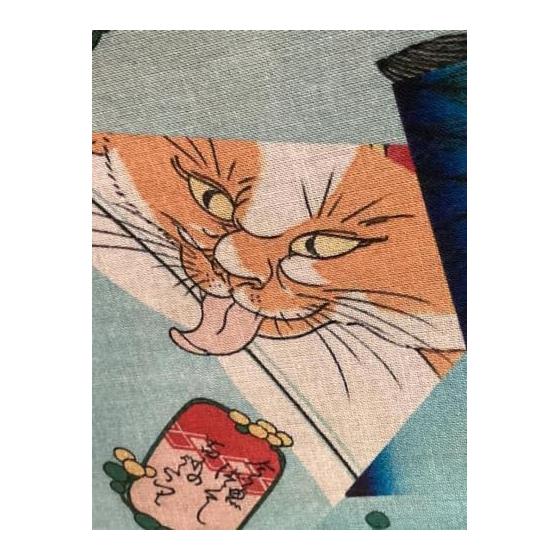 Ukiyo-e Tenugui (Hand Towel) - Kingyo Zukushi (Goldfish) by Kuniyoshi Utagawa - 100% Cotton, Tokka Fabric, Fine Threads for Vivid Patterns