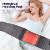 Cordless Lumbar Heating Pad 3 Heating & Vibration Modes Lower Back Massager Rechargeable Red Light Therapy Lumbar Support Belt