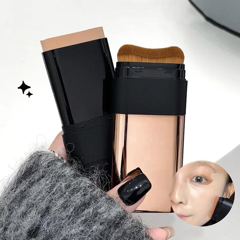 Sztyfty do podkładu naturalnie kontrolują wydzielanie sebum, rozjaśniają koloryt skóry, korektor, konturowanie, wodoodporne, utrwalające, codzienne kosmetyki, modny makijaż dla kobiet