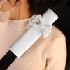 1pc Bow Tie Shoulder Pad Car Seat Belt Small Interior Decoration Protection Cartoon Creative Insurance Cover Car Accessories