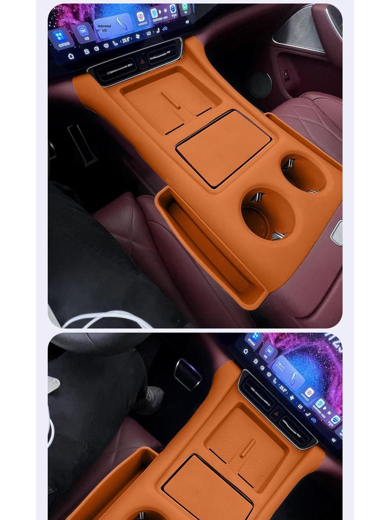 Silicone Anti-Slip Center Console Pad & Wireless Charger for AITO M8