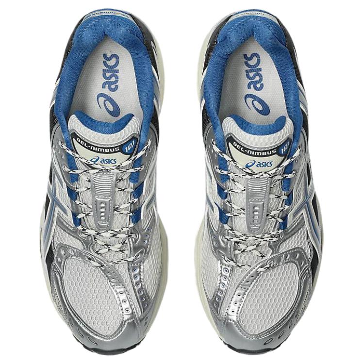 Asics Scarpe da Corsa Casual Supporto GEL Nimbus 10.1 Unisex Bianco Argento Nero 1203A543-109