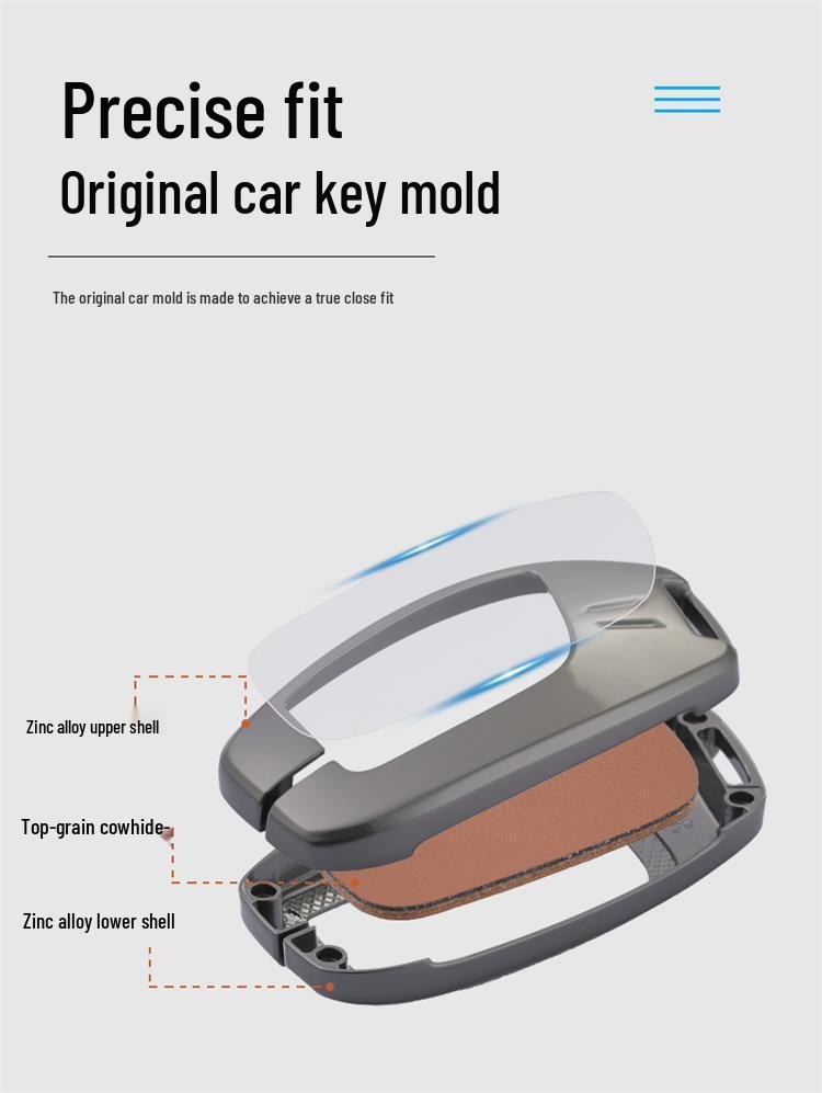 Roewe Car Key Case for RX5 Max, Ei5, i6, RX3, RX8, Clever, and eMAX