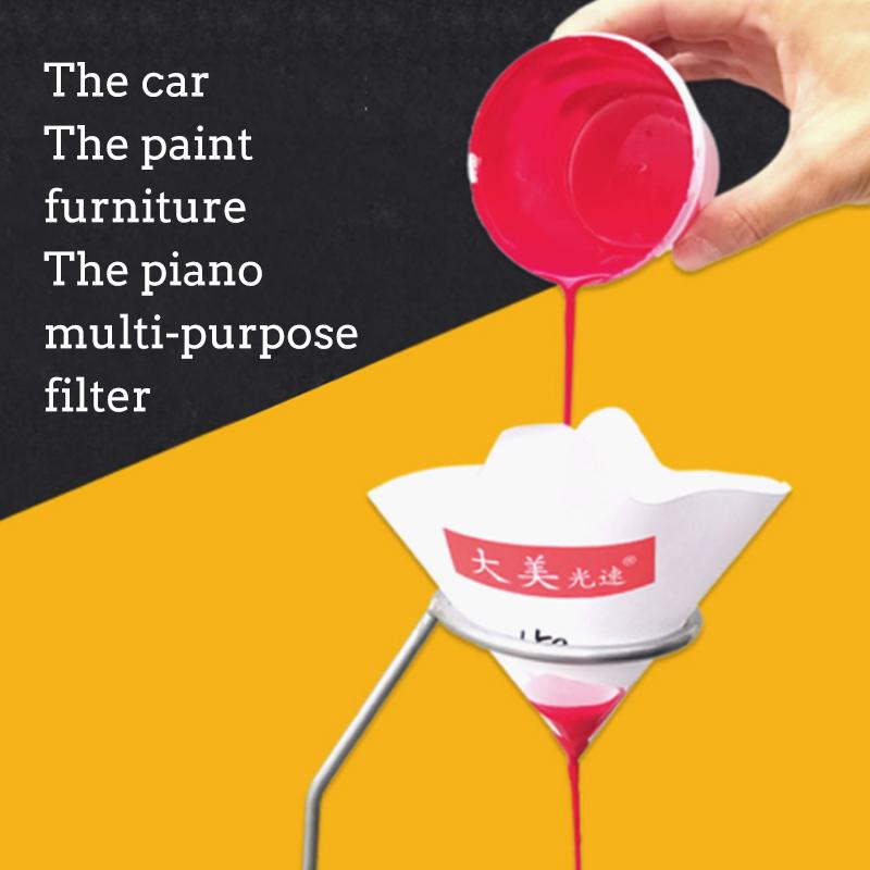 Spray Paint Filter Paper Funnel Disposable Paint Stain Filter Paper Filter Screen Funnel 100/120/150/200/250/300/350/400