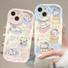 Cute Cat Puppy Phone Case For Samsung Galaxy S10 S20 S21 S22 S23 S24 FE Plus Ultra Note 20 Clear Case