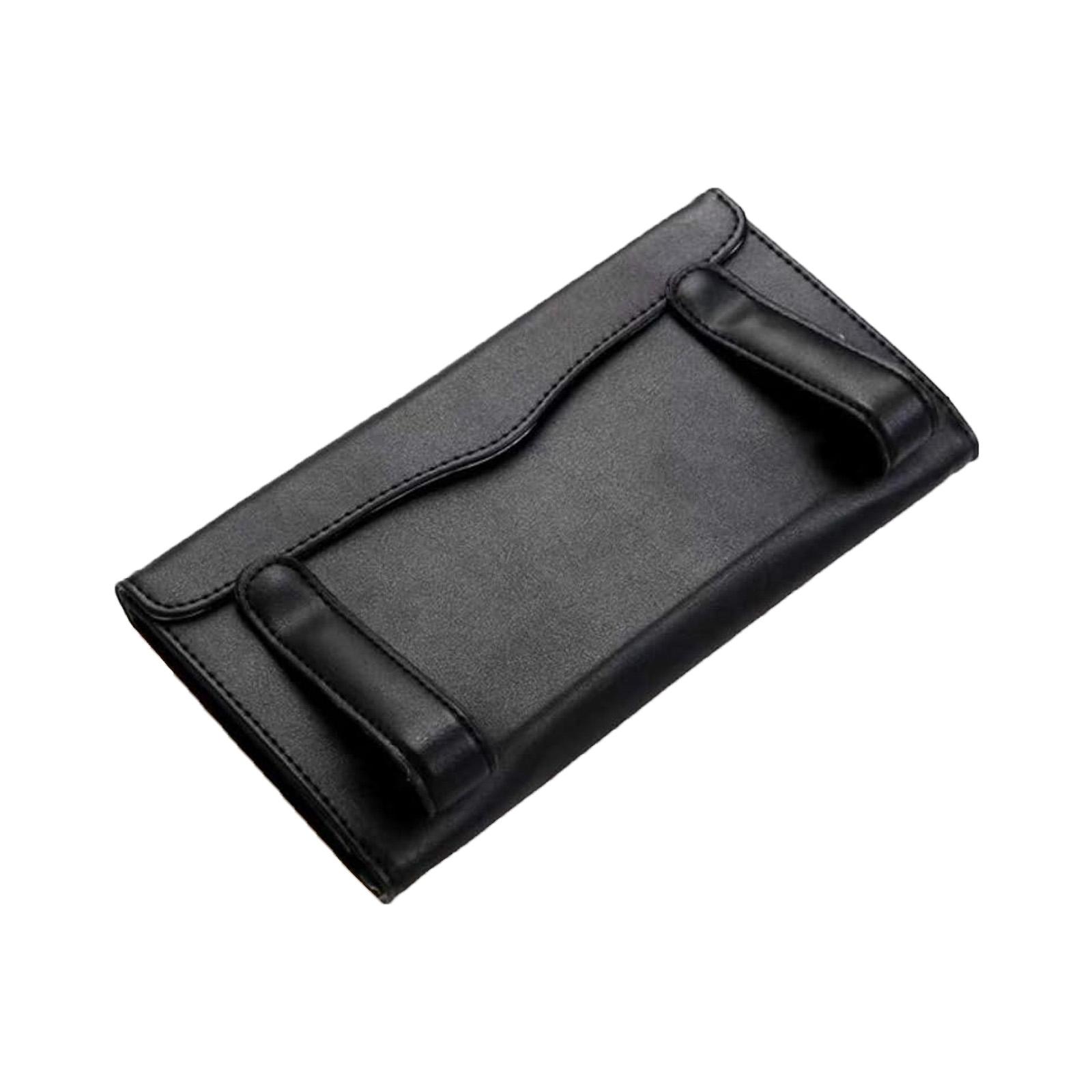 

Car Sunshade Towel Holder, PU Leather Rear Seat Tissue Box, Sunshade Towel Holder, Car Leather Tissue Box, Suitable For Sunshades And Seat Backs. One Size