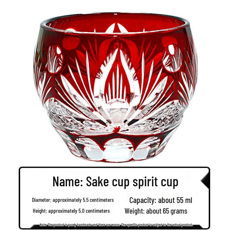 

Японское ручное резное стекло Эдо Кикурико