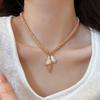 2026 Trendy Metal Fish Geometric Conch Pearl Pendant Rope Chain Choker Necklace For Women Men Summer Vacation Charm Neck Jewelry