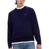 Levis FW23 Einfarbiger Rundhals-Pullover Langarm-Sweatshirt Herren-Sweatshirt Blau A4320-0001