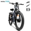 E-Bike TX29 2000W Doppelmotor 48V 19,2AH Akku, stoßdämpfender Rahmen aus Aluminiumlegierung, 27,5-Zoll Feinstreifenreifen, elektrisches Fahrrad für den urbanen Pendelverkehr.
