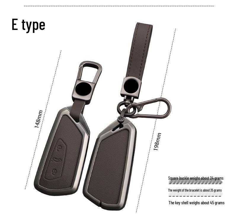2023 Volkswagen Tiguan L Key Case for 2017-2023 Tiguan/X Models - Men's Bag Buckle Shell.