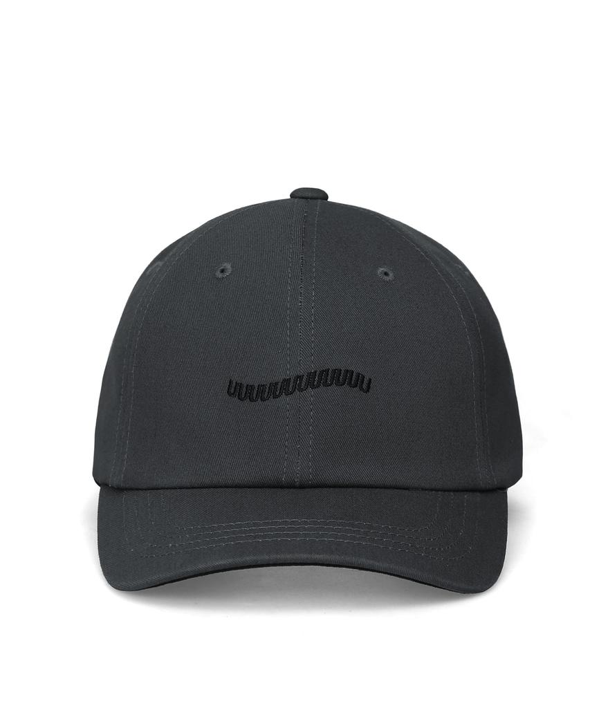 Eondeokeonteulol Cotton Logo Ball Cap Radio Wave / Authentic B B / Charcoal