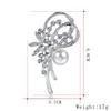 Elegant Narcissus Brooch Pearl-Embellished  Flower Pin For Clothing