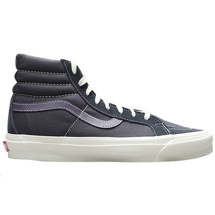 Vans Sk8 Slip Resistant Durable Lightweight High Top Skate Shoes Unisex Sneakers Deep-Purple VN0A4BVB20T