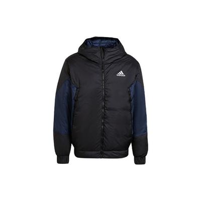 Outdoor Sport Warme Daunenjacke mit Kapuze Herren Oberbekleidung Dunkelblau GV5353