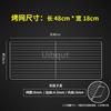 Stainless Steel 304 Food Grade BBQ Charcoal Grate Barbecue Grill Wire Net Mat Grid Mesh Net with Two Handles for Handy Use