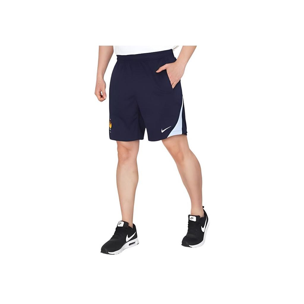 Nike Elastic Waist Animal Embroidery Patch Casual Shorts Men Bottoms Navy-Blue FJ2202-499