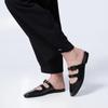 Low-Heel Mary Jane Slippers Women's Flat Bottom Sandals Casual Buckle Slip-On round Toe Beach Fashion versatile shoes