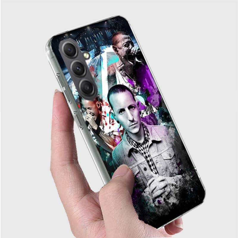 Singer C-Chester Bennington Phone Case for Samsung A16 A26 A36 A56 A17 A37 A57 A07 A06 A02S A03 A04S A05S Galaxy Note 20 10 A50S