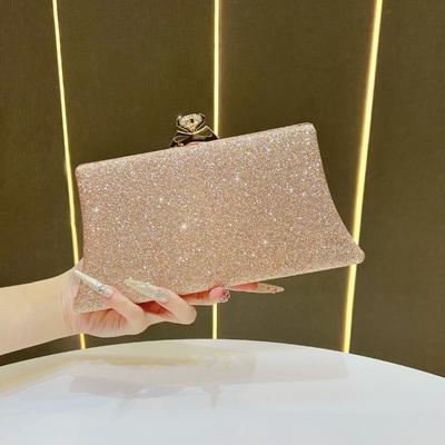 Torebka wieczorowa, Luksusowa kopertówka damska, Modna torebka na przyjęcie, Torebka na ramię crossbody